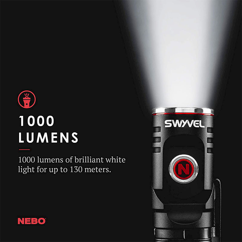 Lampe Rechargeable Swyvel 1000 Lumens