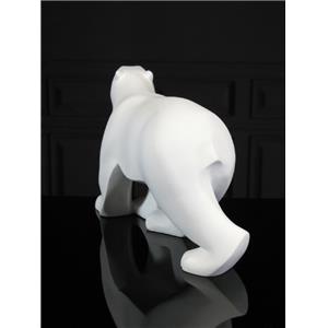Ours Blanc Pompon - Petit Modèle