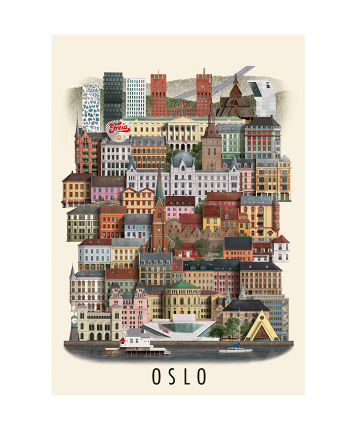 Puzzle 1000 pièces - Oslo