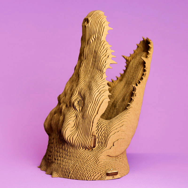 Puzzle 3D En Carton - Crocodile