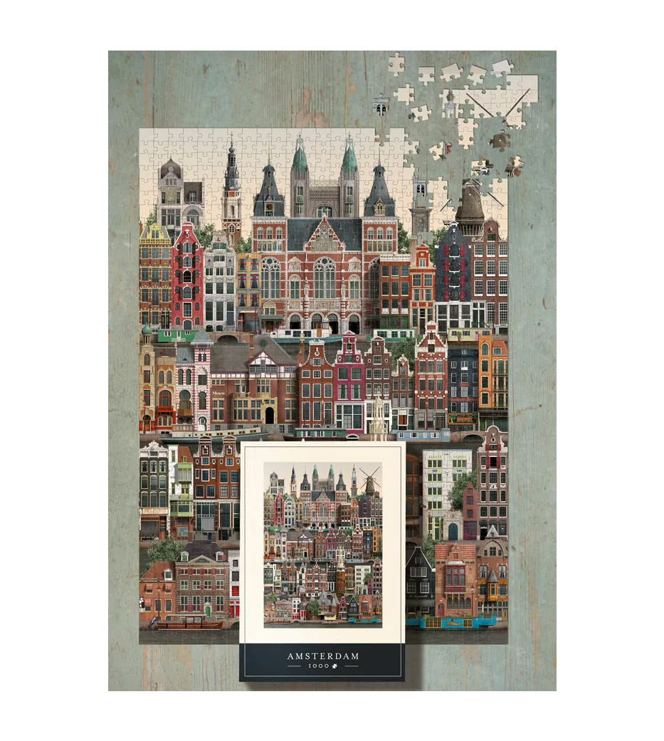 Puzzle 1000 pièces - Amsterdam