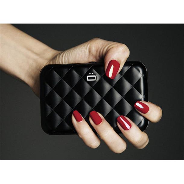 Porte-Cartes Quilted Button