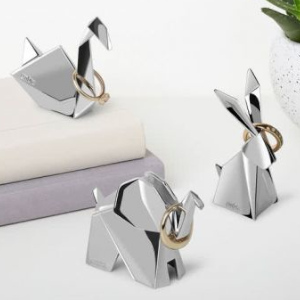 Set 3 porte-bagues Origami