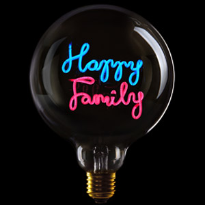 Ampoule à Message : Happy Family 
