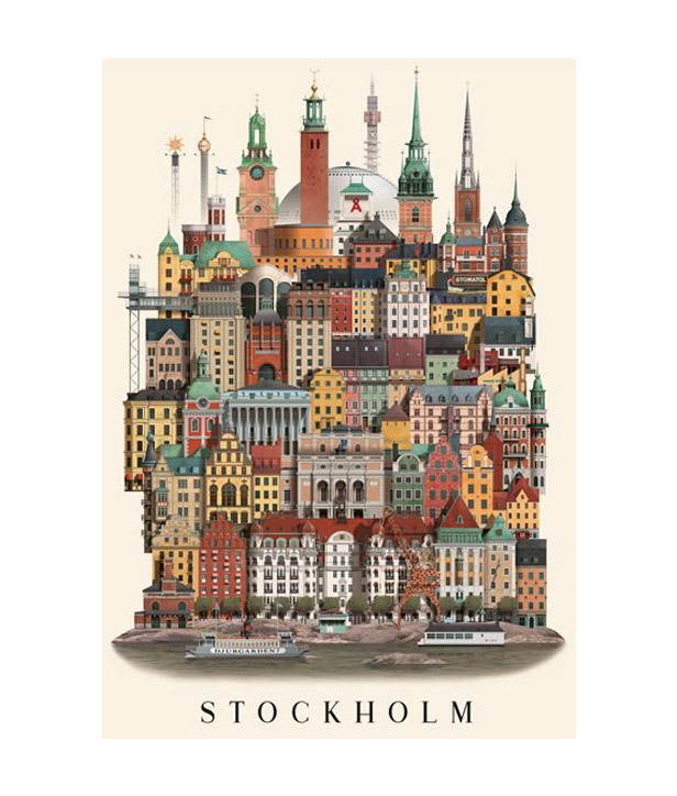 Puzzle 1000 pièces - Stockholm