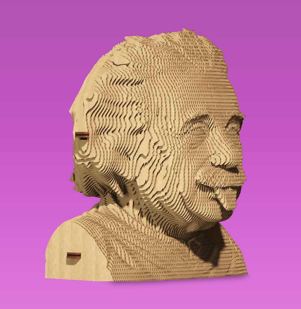 Puzzle 3D En Carton - Albert Einstein