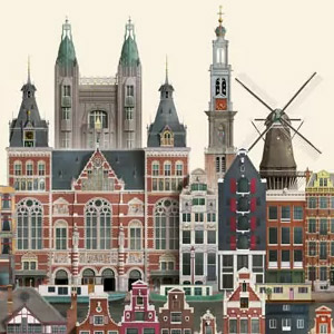 Puzzle 1000 pièces - Amsterdam