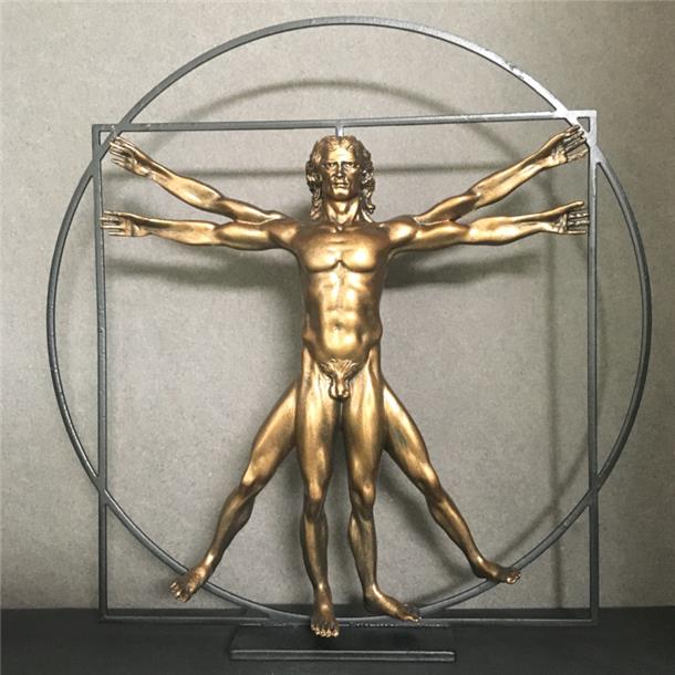 Homme de Vitruve - Da Vinci 22 cm