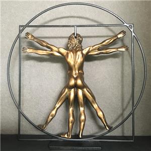 Homme de Vitruve - Da Vinci 22 cm
