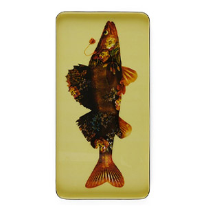 Vide-Poche Rectangle Gangzaï - 20x40cm - Flower Fish