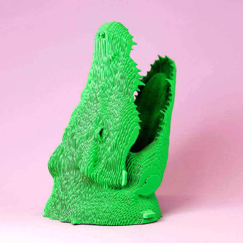 Puzzle 3D En Carton - Crocodile