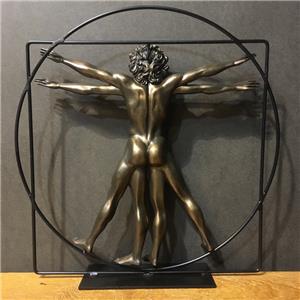 Homme de Vitruve - Da Vinci 42 cm