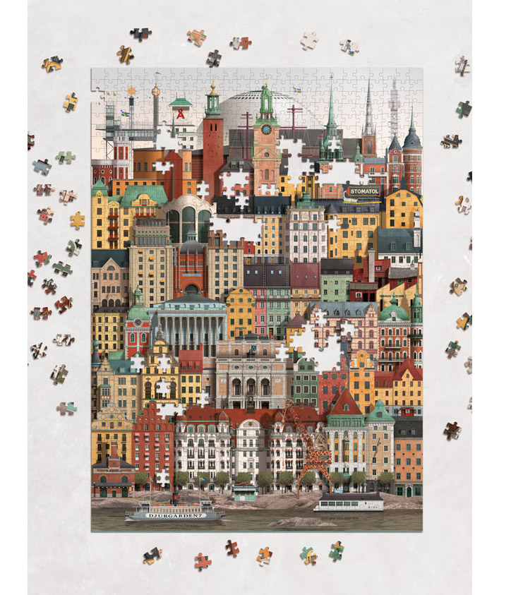 Puzzle 1000 pièces - Stockholm