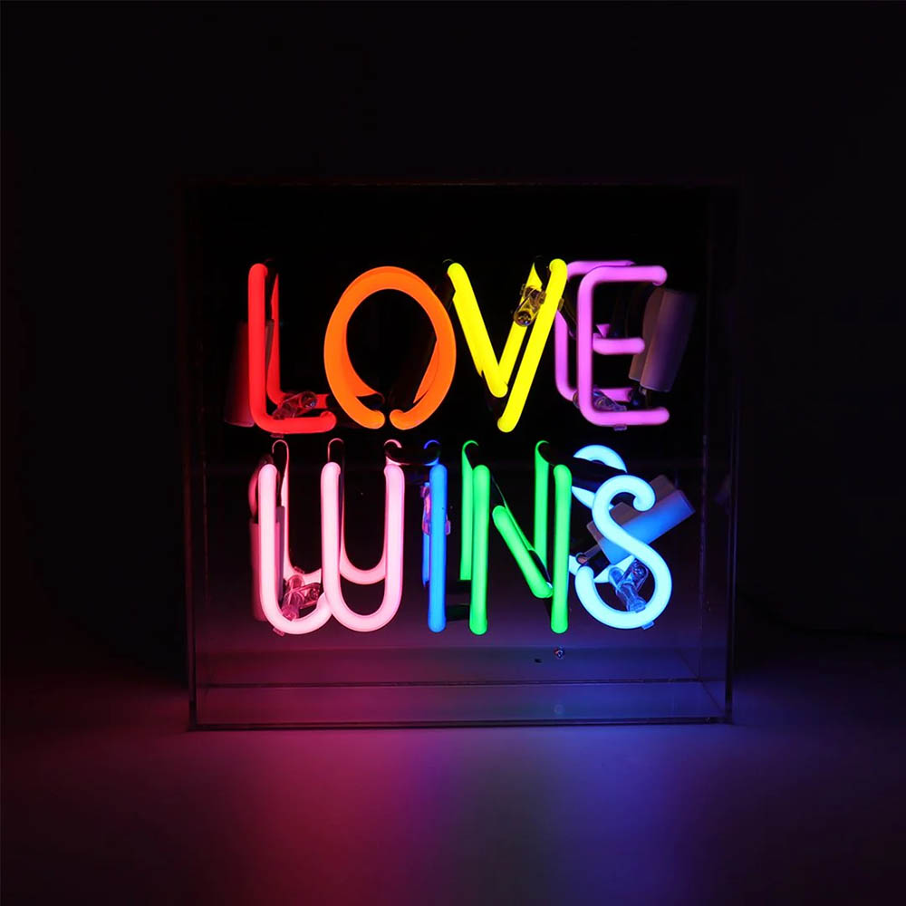 Lampe Néon Acrylique - Love Wins