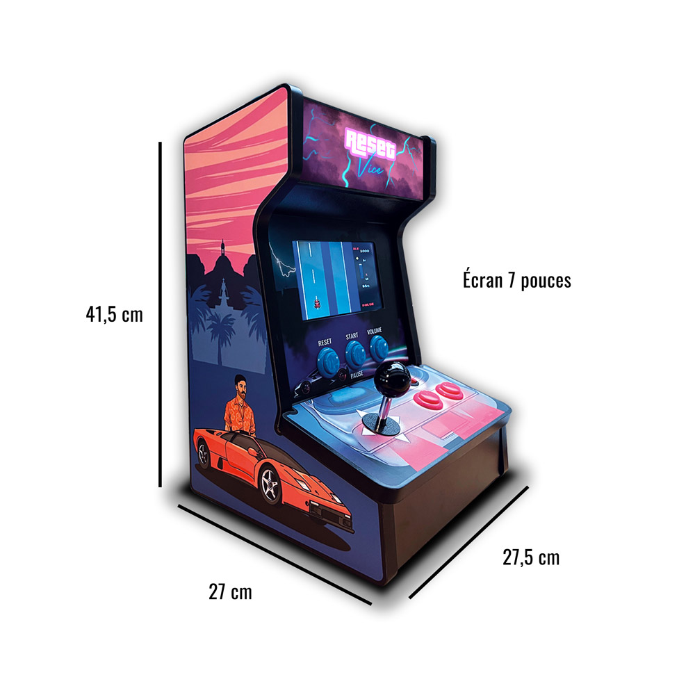 Borne de Jeux d'arcade Rétro Gaming en bois